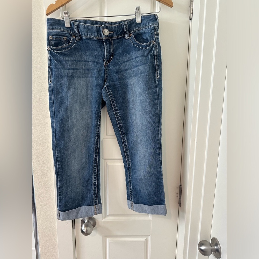 Maurices Blue Ankle Cropped Jeans